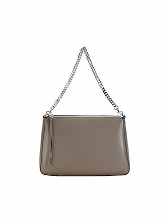 TORY BURCH | Ledertasche - Umhängetasche PERRY | grau